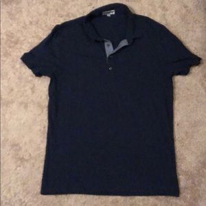 Men's blue polo